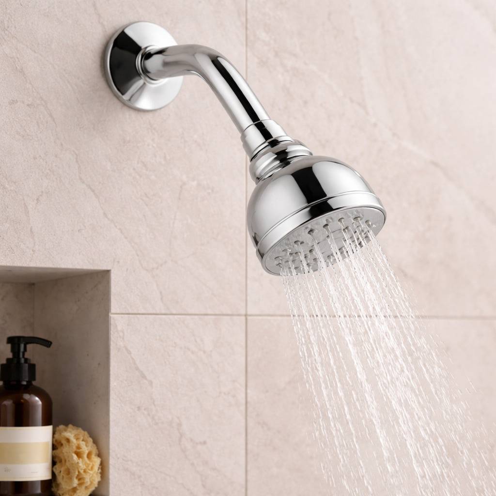 A.S Olyos In-Wall Shower Head With Arm A.S Olyos In-Wall Shower Head With Arm