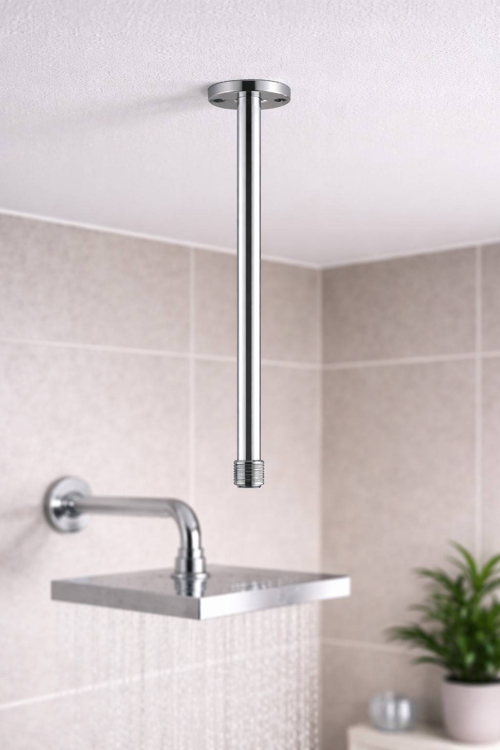 Ceiling Shower Arm-With Flange Round P Ceiling Shower Arm-With Flange Round P