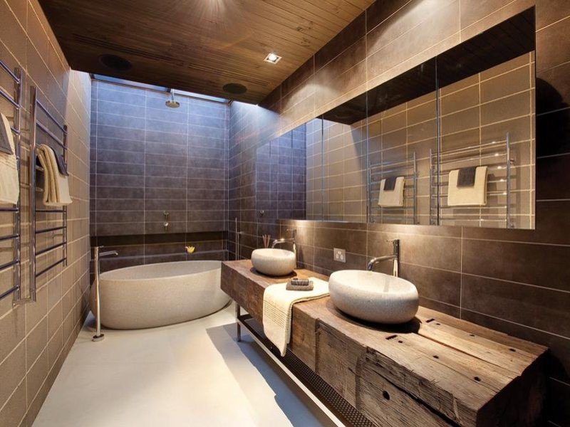 Mixing Textures With Bathroom Design